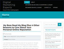 Tablet Screenshot of onlinemarketingmavens.com